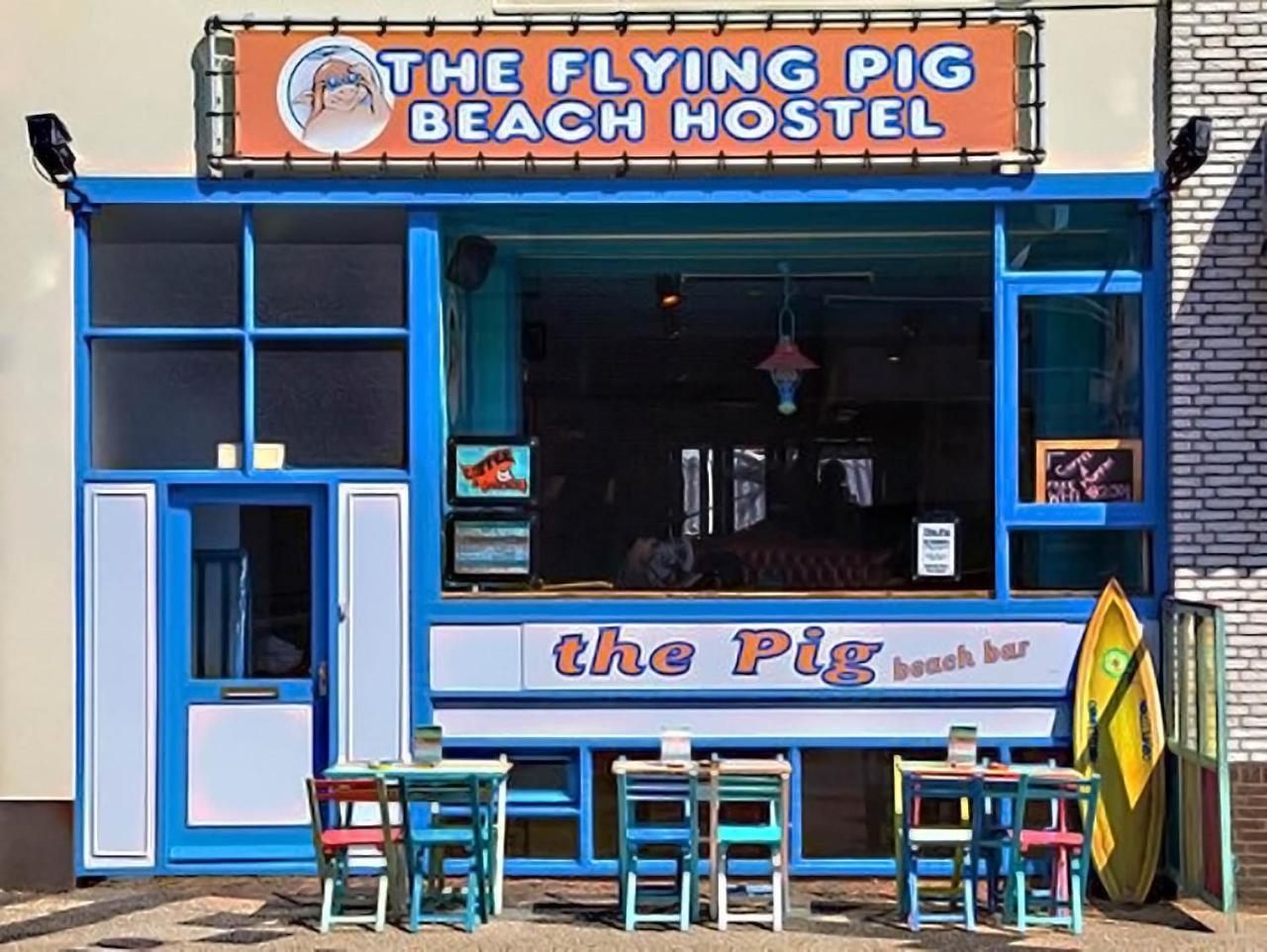 The Flying Pig Beach Hostel Noordwijk Exterior foto